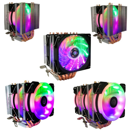 COOL STORM CT-4U-9cm Heat Pipe Dual-Tower CPU Radiator Copper Pipe 9 Cm Fan For Intel/AMD Platform Specification： Aurora Double Fan 3 Line - Fan Cooling by COOL STORM | Online Shopping South Africa | PMC Jewellery | Buy Now Pay Later Mobicred