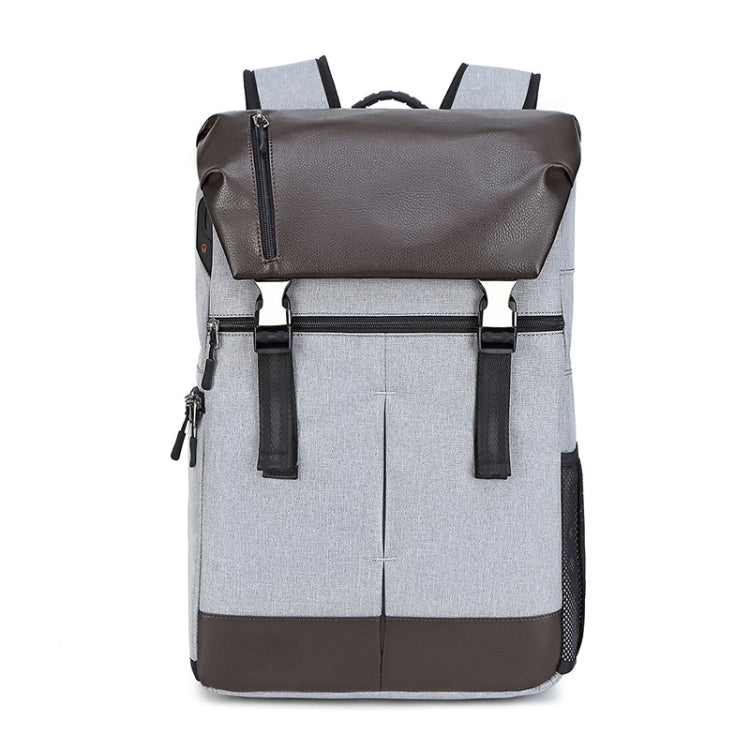 C3081 Camera  Computer Shoulder Digital Camera Bag Large Capacity Photography Backpack(Light Grey) - Backpack by PMC TechLife | Online Shopping South Africa | PMC TechLife | Buy Now Pay Later Mobicred