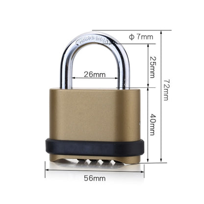 4-Digit Password Padlock For Warehouse Gate - Padlocks by PMC Jewellery | Online Shopping South Africa | PMC Jewellery | Buy Now Pay Later Mobicred