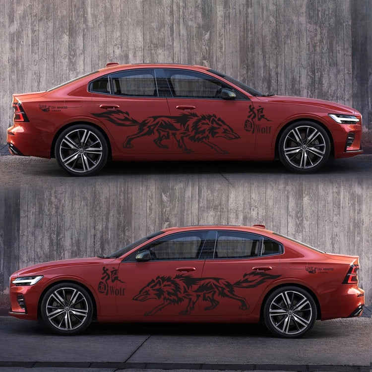 D-70 Wolf Totem Car Stickers Car Personality Modified Car Stickers(Black) - Decorative Sticker by PMC TechLife | Online Shopping South Africa | PMC TechLife | Buy Now Pay Later Mobicred