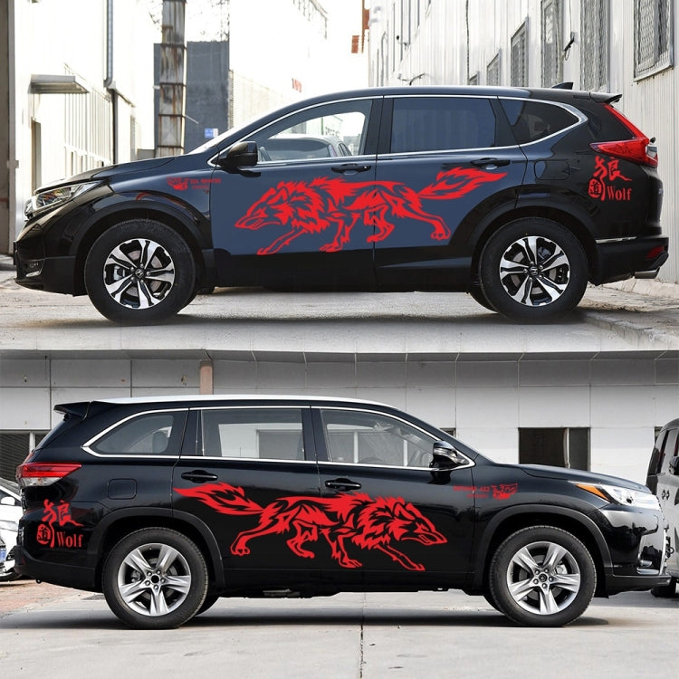 D-70 Wolf Totem Car Stickers Car Personality Modified Car Stickers(Red) - Decorative Sticker by PMC TechLife | Online Shopping South Africa | PMC TechLife | Buy Now Pay Later Mobicred