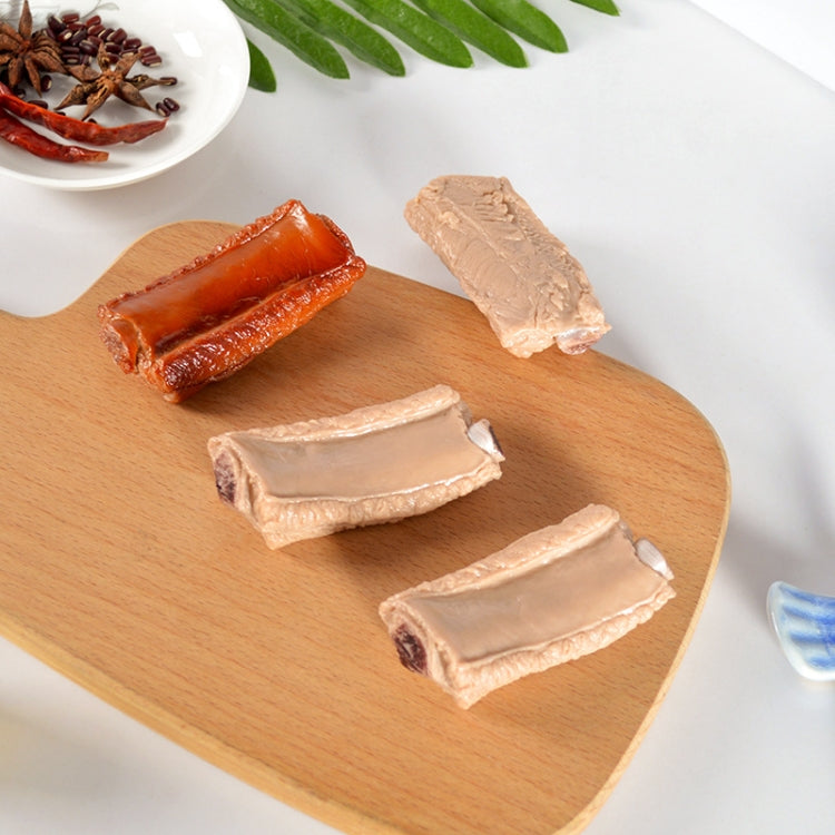 10 PCS Simulation Ribs Model Food Model Shoot Props(Caramel Color) - free shipping - PMC TechLife - Order now!