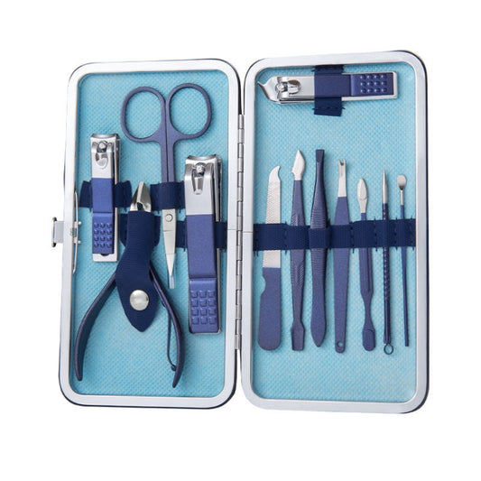 12 In 1 Stainless Steel Nail Clipper Set Nail Art Set Manicure Tools - Nail Clipper by PMC Jewellery | Online Shopping South Africa | PMC Jewellery | Buy Now Pay Later Mobicred