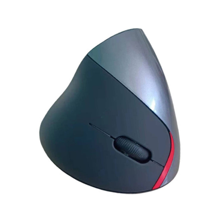 HH-111 5 Keys Wireless Vertical Charging Mouse Ergonomics Wrist Protective Mouse(Iron Gray) - Wireless Mice by PMC Jewellery | Online Shopping South Africa | PMC Jewellery | Buy Now Pay Later Mobicred