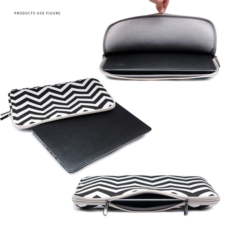 LiSEN LS-525 Wavy Pattern Notebook Liner Bag, Size: 12 inches(Gray) - 12.1 inch by LiSEN | Online Shopping South Africa | PMC Jewellery | Buy Now Pay Later Mobicred