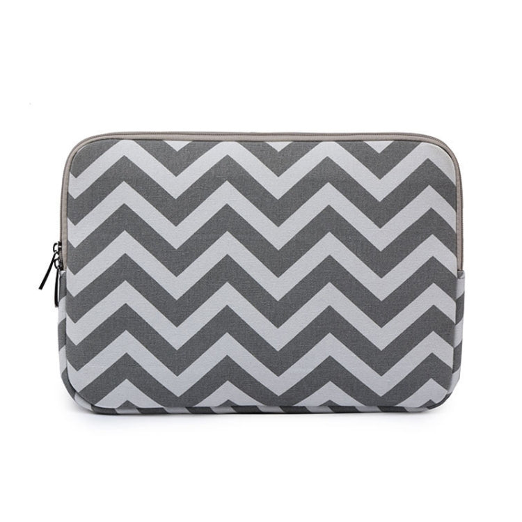 LiSEN LS-525 Wavy Pattern Notebook Liner Bag, Size: 14 inches(Gray) - 14.1 inch by LiSEN | Online Shopping South Africa | PMC Jewellery | Buy Now Pay Later Mobicred