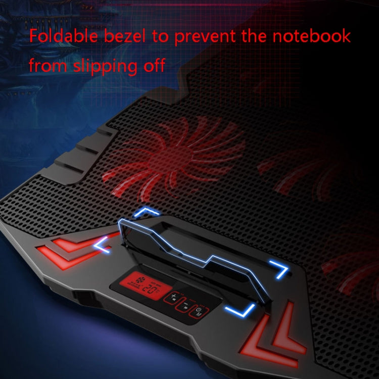 ICE COOREL K5 Laptop Radiator Computer Cooling Bracket, Colour: Touch Version (Black Red) - free shipping - PMC Jewellery - Order now!