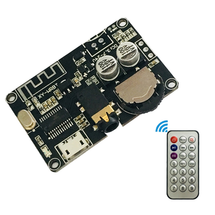 2 PCS XY-WRBT Bluetooth 5.0 Decoder Board Stereo Audio Module Wide Voltage Speaker Amplifier With Remote Control - Other Accessories by PMC TechLife | Online Shopping South Africa | PMC TechLife