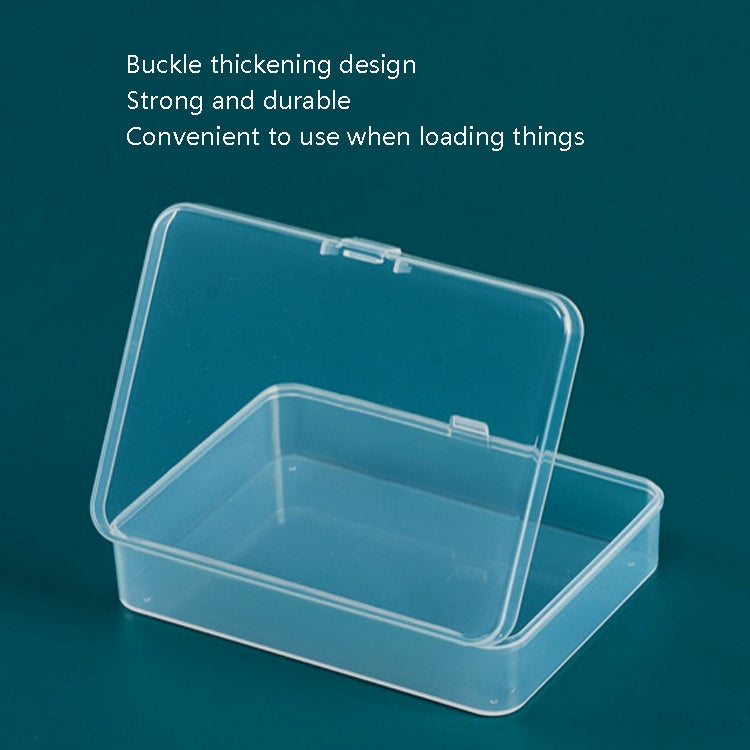 10 PCS Rectangular PP Plastic Box Transparent Packaging Box With Cover Plastic Parts Hardware Tool Storage Box - Storage Boxes by PMC TechLife | Online Shopping South Africa | PMC TechLife | Buy Now Pay Later Mobicred