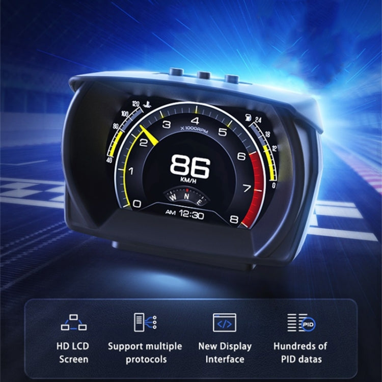 AP-5 Head-Up Display OBD GPS Slope Meter 3 System Driving Computer Modification Code Table - Head Up Display System by PMC Jewellery | Online Shopping South Africa | PMC Jewellery | Buy Now Pay Later Mobicred