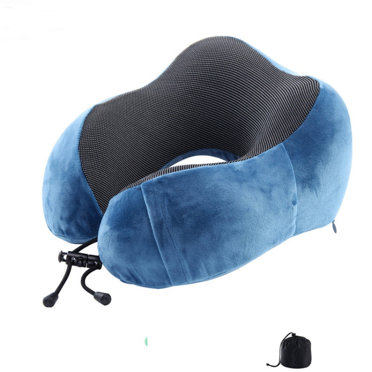 Magnetic Memory Foam U-shaped Pillow Suitable for Travel Solid Pillows(Blue) - Cushions & Pillows by PMC TechLife | Online Shopping South Africa | PMC TechLife | Buy Now Pay Later Mobicred