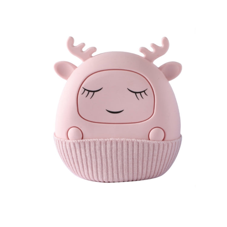 Winter Silicone Hand Warmer Cartoon Cute Water Injection Warm Water Bag, Colour: Pink Deer - Hot Water Bags by PMC Jewellery | Online Shopping South Africa | PMC Jewellery | Buy Now Pay Later Mobicred