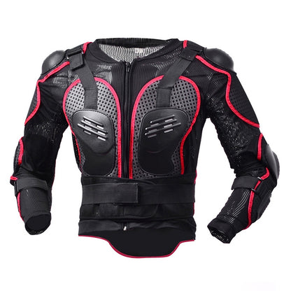 GHOST RACING F060 Motorcycle Armor Suit Riding Protective Gear Chest Protector Elbow Pad Fall Protection Suit, Size: XXL(Red) - Protective Gear by GHOST RACING | Online Shopping South Africa | PMC Jewellery | Buy Now Pay Later Mobicred