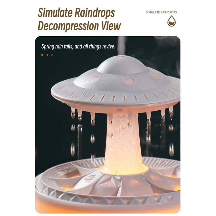 UFO Water Drop Aromatherapy Humidifier Desktop Remote Control Diffuser, Plug: UK Plug(Black) - free shipping - PMC TechLife - Order now!