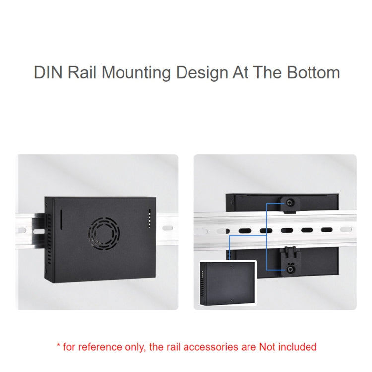 Waveshare 25311 Metal Case For VisionFive2 Board, With Cooling Fan - Mini PC Accessories by Waveshare | Online Shopping South Africa | PMC TechLife | Buy Now Pay Later Mobicred