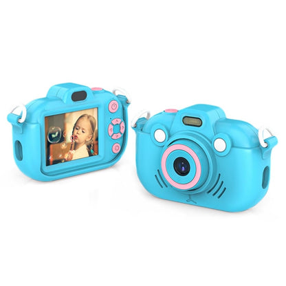 DC502 2.4-Inch 16X Zoom 2.7K Video Recording Children Digital Camera, Color: Blue + 32G(EU Plug) - Children Cameras by PMC Jewellery | Online Shopping South Africa | PMC Jewellery | Buy Now Pay Later Mobicred