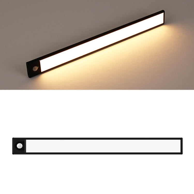 Intelligent Automatic Human Body Induction Wireless LED Lamp 80cm(Black + Warm Light) - Sensor LED Lights by PMc TechLife | Online Shopping South Africa | PMc TechLife | Buy Now Pay Later Mobicred