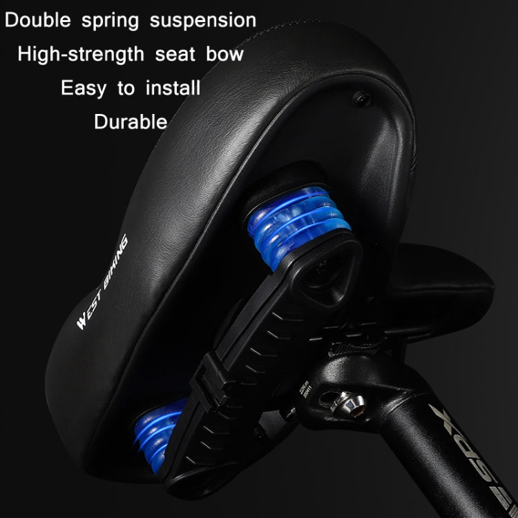 WEST BIKING Bicycle Big Butt Shock Absorption Soft Saddle(Hollow With Windshield) - free shipping - PMc TechLife - Order now!