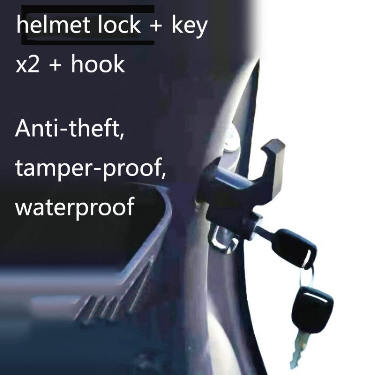 3 Sets Motorcycle Helmet Fixed Lock Hook(Black) - Helmets by PMC Jewellery | Online Shopping South Africa | PMC Jewellery | Buy Now Pay Later Mobicred