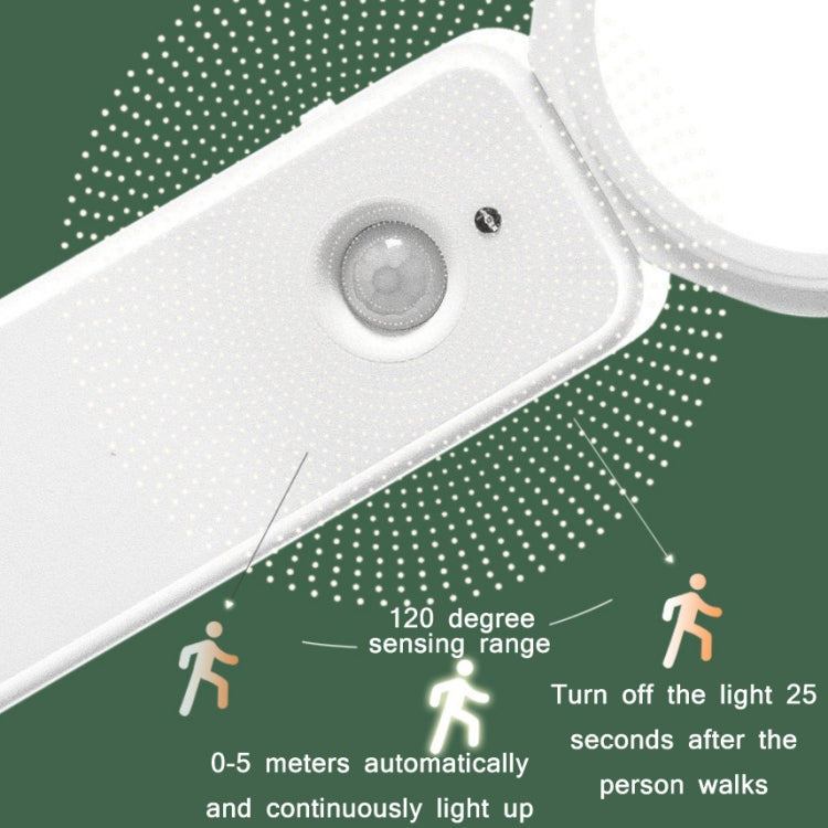 1.2W LED Intelligent Human Body Induction USB Charging Night Light, Light color: Sensor Warm Light - Sensor LED Lights by PMC TechLife | Online Shopping South Africa | PMC TechLife | Buy Now Pay Later Mobicred