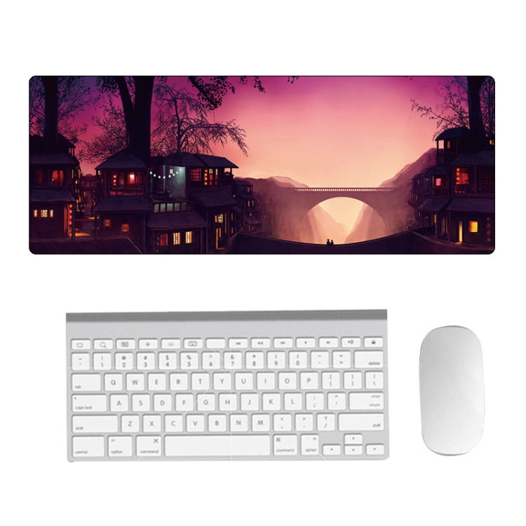 Hand-Painted Fantasy Pattern Mouse Pad, Size: 300 x 800 x 5mm Seaming(3 Dream Landscape) - Mouse Pads by PMC TechLife | Online Shopping South Africa | PMC TechLife | Buy Now Pay Later Mobicred