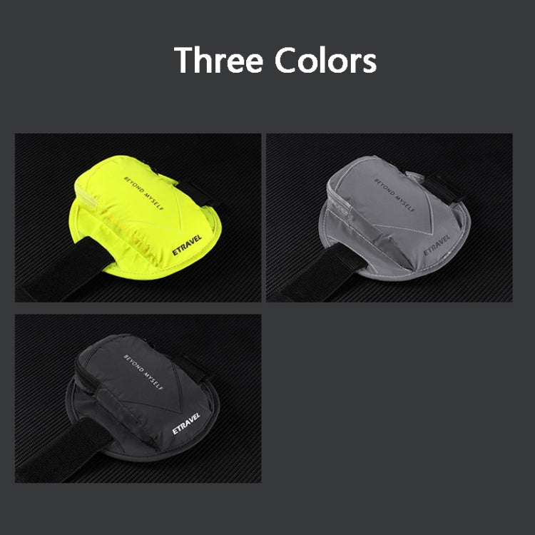 ETRAVEL SBB03 Outdoor Running Mobile Phone Wrist Arm Bag(Reflective Silver Gray) - Other by ETRAVEL | Online Shopping South Africa | PMC TechLife | Buy Now Pay Later Mobicred