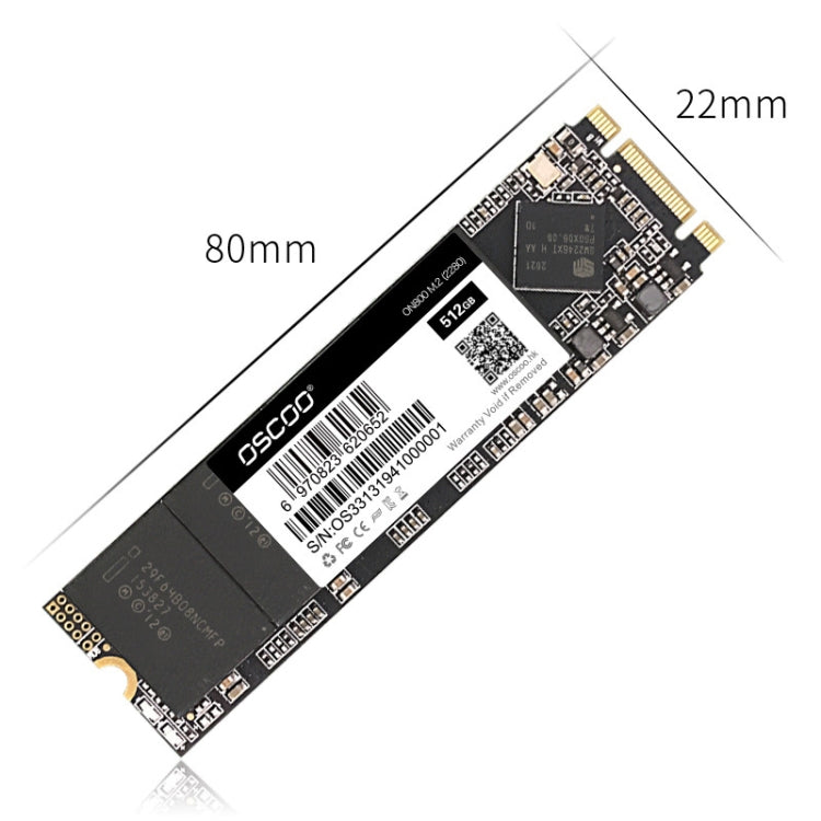 OSCOO ON800 M2 2280 Laptop Desktop Solid State Drive, Capacity: 256GB - Solid State Drives by OSCOO | Online Shopping South Africa | PMC Jewellery | Buy Now Pay Later Mobicred