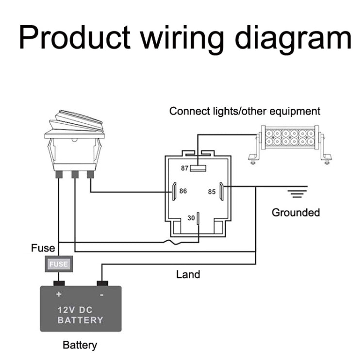 5 Sets JD2912 4 Pin Car Relay With Fuse, Rated voltage: 12V - Relays by PMC TechLife | Online Shopping South Africa | PMC TechLife | Buy Now Pay Later Mobicred