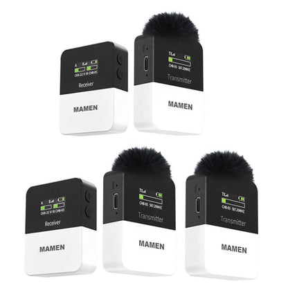 MAMEN KT-W1 Live Single-Reverse Camera Microphone, Specification: 1 in 1 - Camera Microphone by MAMEN | Online Shopping South Africa | PMC Jewellery | Buy Now Pay Later Mobicred