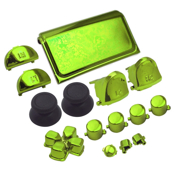 Electroplating Button Set For PS4 Slim(Green) - PS4 Spare Parts by PMC Jewellery | Online Shopping South Africa | PMC Jewellery | Buy Now Pay Later Mobicred