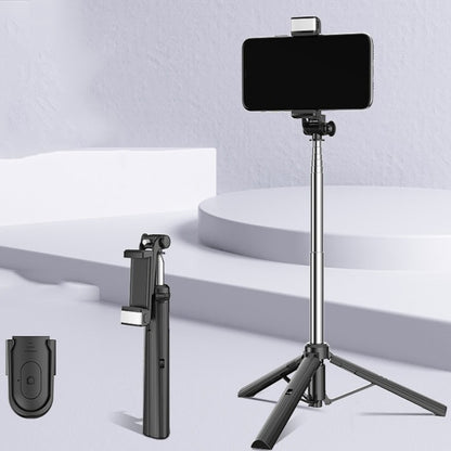 CYKE Folding Telescopic Mobile Phone Broadcast Stand Tripod, Specification: A31E-1.1m (With Light) - Stand by CYKE | Online Shopping South Africa | PMC Jewellery | Buy Now Pay Later Mobicred