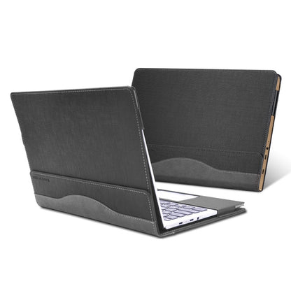 Laptop PU Leather Protective Case For Lenovo Yoga 730-13(Gentleman Gray) - 13.3 inch by PMC Jewellery | Online Shopping South Africa | PMC Jewellery | Buy Now Pay Later Mobicred