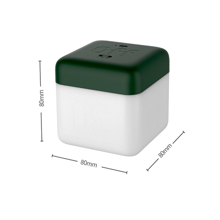 Square Flip Polyhedral Timing Night Light(Green) - Night Lights by PMc TechLife | Online Shopping South Africa | PMc TechLife | Buy Now Pay Later Mobicred