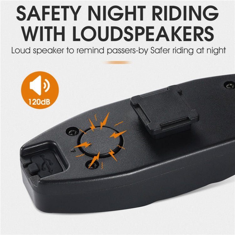 WEST BIKING Bicycle Remote Control Tail Light With Horn Tone(Black) - Taillights by WEST BIKING | Online Shopping South Africa | PMC TechLife | Buy Now Pay Later Mobicred