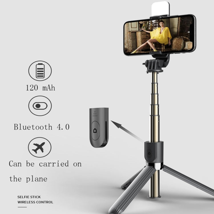 L03S Bluetooth Fill Light Tripod Integrated Selfie Stick(White) - free shipping - PMC TechLife - Order now!