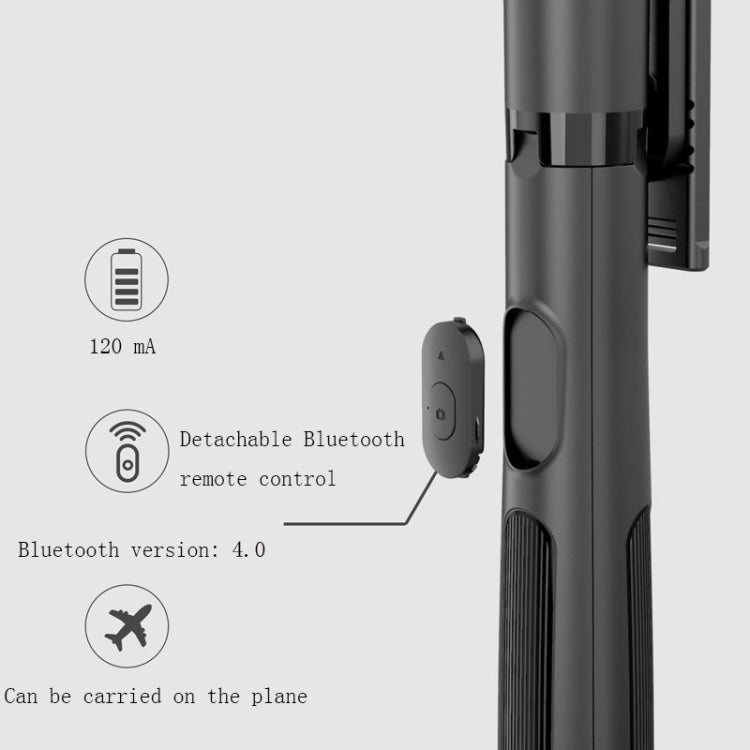 Wireless Bluetooth Selfie Stick Live Telescopic Bracket, Specification: Q05 (Black) - Selfie Sticks by PMC TechLife | Online Shopping South Africa | PMC TechLife | Buy Now Pay Later Mobicred
