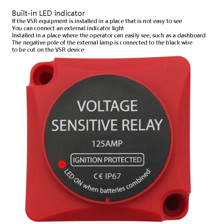 AOK9003 Housing Car Yacht Ship Dual Battery Isolator(Black Shell) - Relays by PMC TechLife | Online Shopping South Africa | PMC TechLife