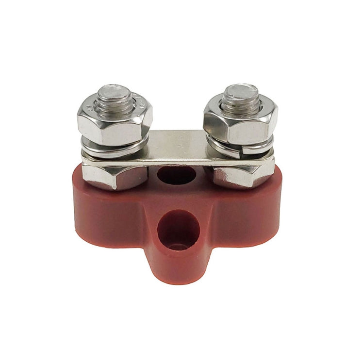 Double Terminal Block Spiral Fixed Wire Connector, Color: M8 Red - Booster Cable & Clip by PMC Jewellery | Online Shopping South Africa | PMC Jewellery | Buy Now Pay Later Mobicred