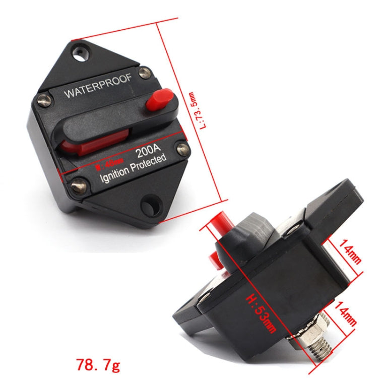 CB10 Car Audio Modified Automatic Circuit Breakerion, Specification: 50A - Fuse by PMC TechLife | Online Shopping South Africa | PMC TechLife | Buy Now Pay Later Mobicred