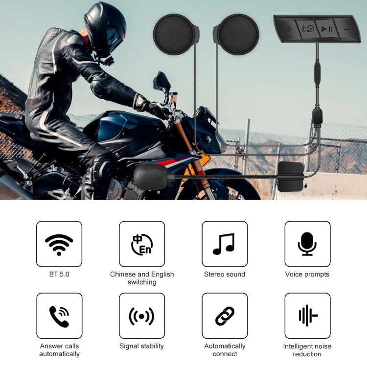 M7 Wireless Bluetooth Helmet Headphones - Motorcycle Walkie Talkie by PMC TechLife | Online Shopping South Africa | PMC TechLife