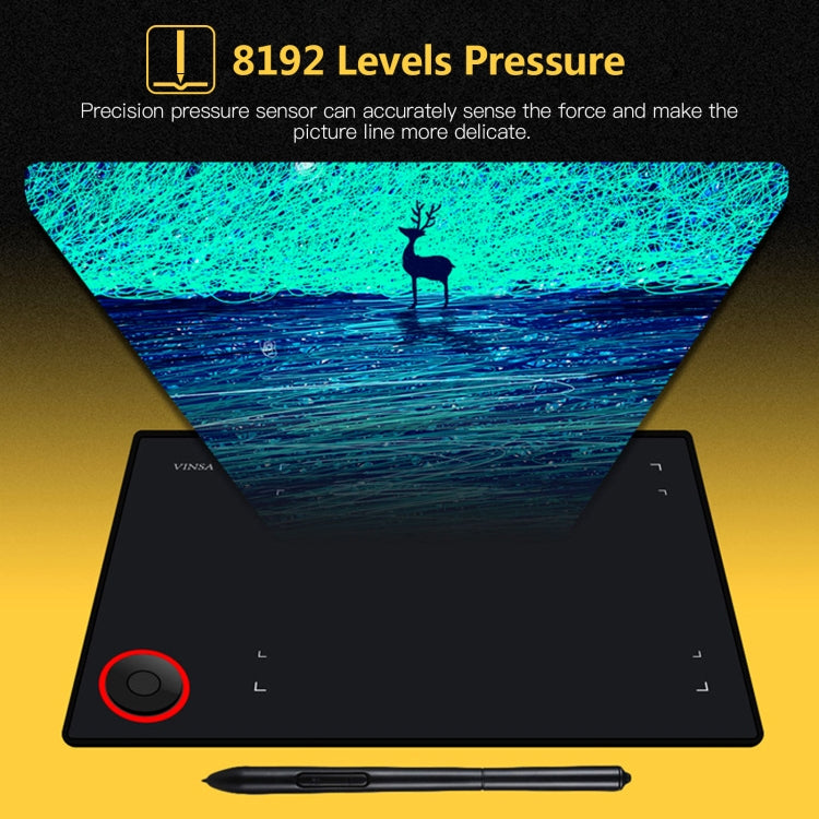 VINSA T608 Can Connected To Mobile Phone Hand-Painted Board, Style: Package 1 -  by PMC TechLife | Online Shopping South Africa | PMC TechLife | Buy Now Pay Later Mobicred