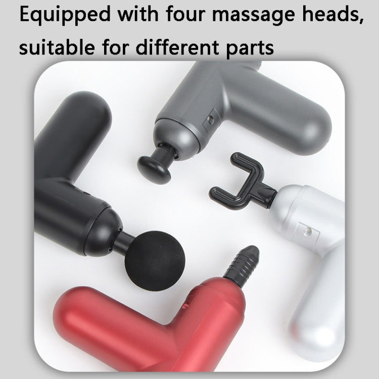 J12A Mini Vibrating Massage Button Type Fascia Gun, Specification: Gray - free shipping - PMC TechLife - Order now!
