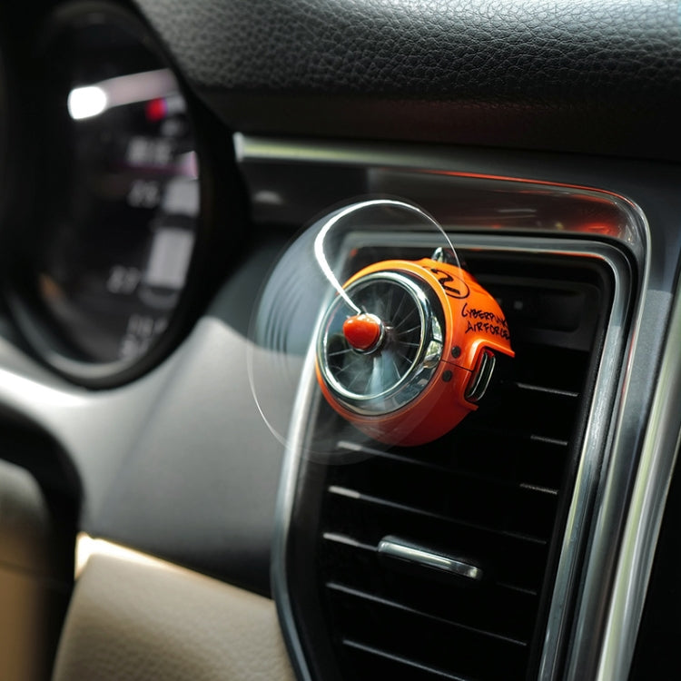 Car Air Conditioner Air Outlet Aromatherapy Small Fan(Orange) - Air Freshener by PMC TechLife | Online Shopping South Africa | PMC TechLife | Buy Now Pay Later Mobicred