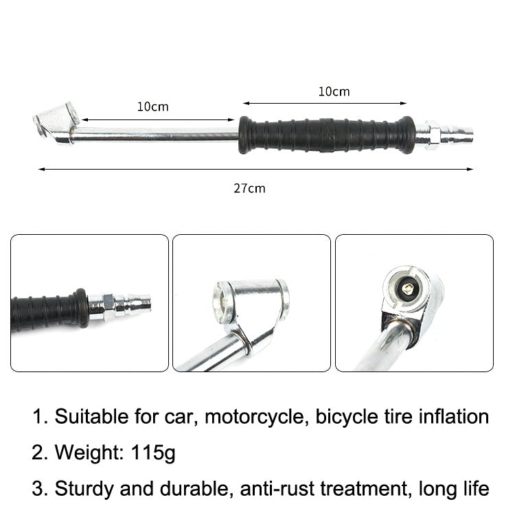 Car Tire Double-Ended Air Nozzle, Specification: Globe - Other Tools by PMC TechLife | Online Shopping South Africa | PMC TechLife | Buy Now Pay Later Mobicred