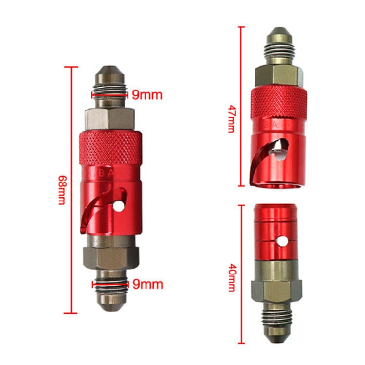 Motorcycle Universal Brake Hose Quick Release Joint(Red) - Motorbike Brakes by PMC Jewellery | Online Shopping South Africa | PMC Jewellery | Buy Now Pay Later Mobicred