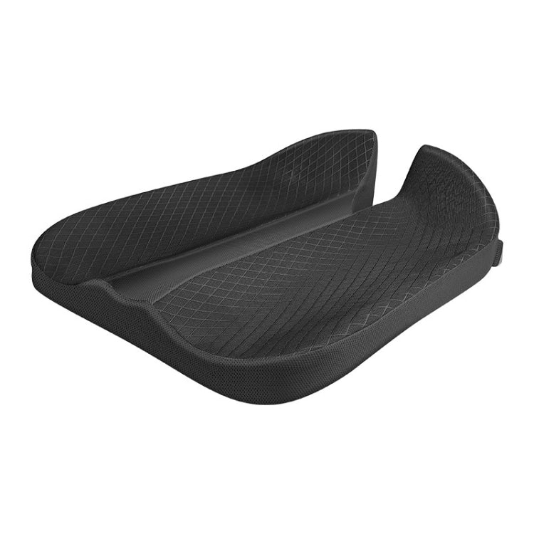 QFC060 V-shaped Car Memory Foam Non-slip Seat Cushion(Black) - Seat Accessories by PMC Jewellery | Online Shopping South Africa | PMC Jewellery | Buy Now Pay Later Mobicred