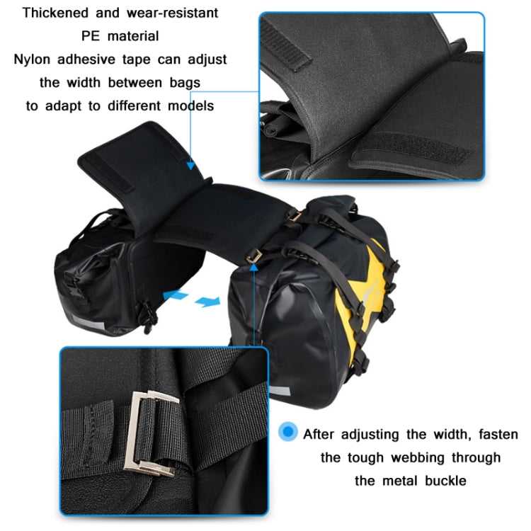AFISHTOUR FM2021 Large Capacity Waterproof Motorcycle Rear Seat Bag, Color: Black - Bags & Luggages by AFISHTOUR | Online Shopping South Africa | PMC Jewellery | Buy Now Pay Later Mobicred