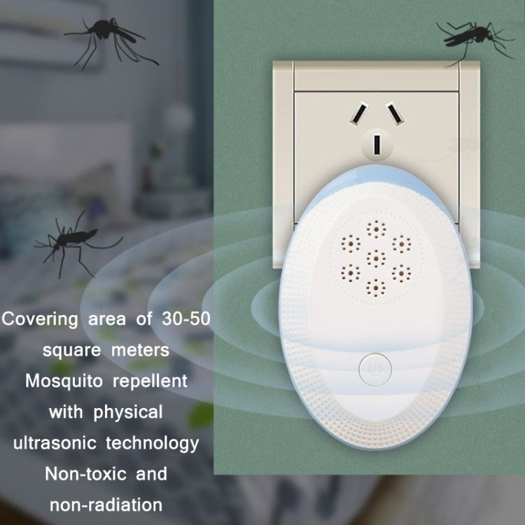 Ultrasonic Mosquito Rat Repellent Night Light, Specification: EU Plug(Pearl White) - Repellents by PMC Jewellery | Online Shopping South Africa | PMC Jewellery | Buy Now Pay Later Mobicred