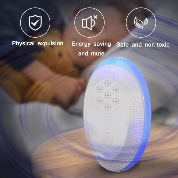 Ultrasonic Mosquito Rat Repellent Night Light, Specification: EU Plug(Gemstone Blue) - Repellents by PMC Jewellery | Online Shopping South Africa | PMC Jewellery | Buy Now Pay Later Mobicred