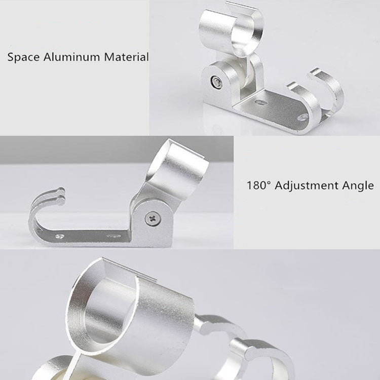 Aluminum Shower Base Bracket(Curved Seat) - Shelves by PMC TechLife | Online Shopping South Africa | PMC TechLife | Buy Now Pay Later Mobicred